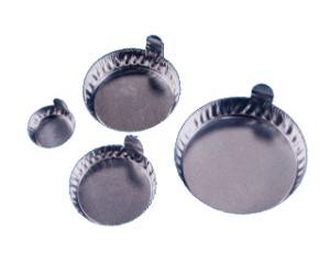 25433-010, ALUMINIUM DISHES, 5.8 inches crinkle